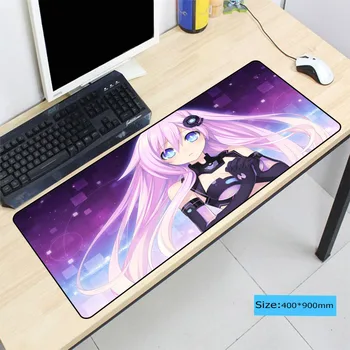 

900*400*3mm Girl Anime Large Mouse Pad Gamer Locking Edge Keyboard Mouse Mat Gaming Mousepad for CS GO LOL Dota Game