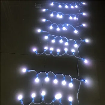 

105pixels Addressable RGB Full Color LED Icicles String DC12V WS2811 White Wire IP68 with ray wu/daniel/xconnect connector