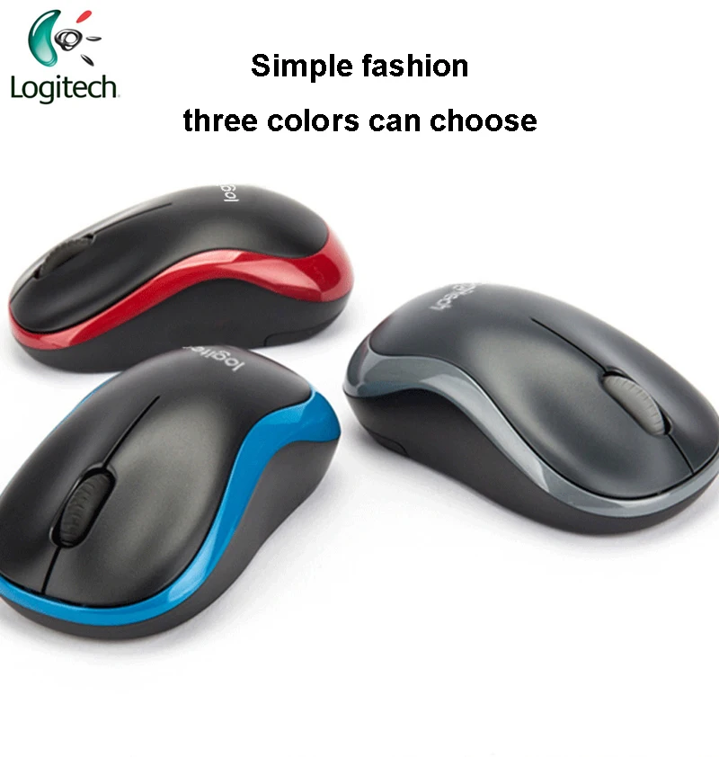 Logitech M185 Wireless Symmetric Design Mouse With Usb Nano Receiver For Windows Mac Os Linux Support Official Test 1000dpi Mouse Aliexpress
