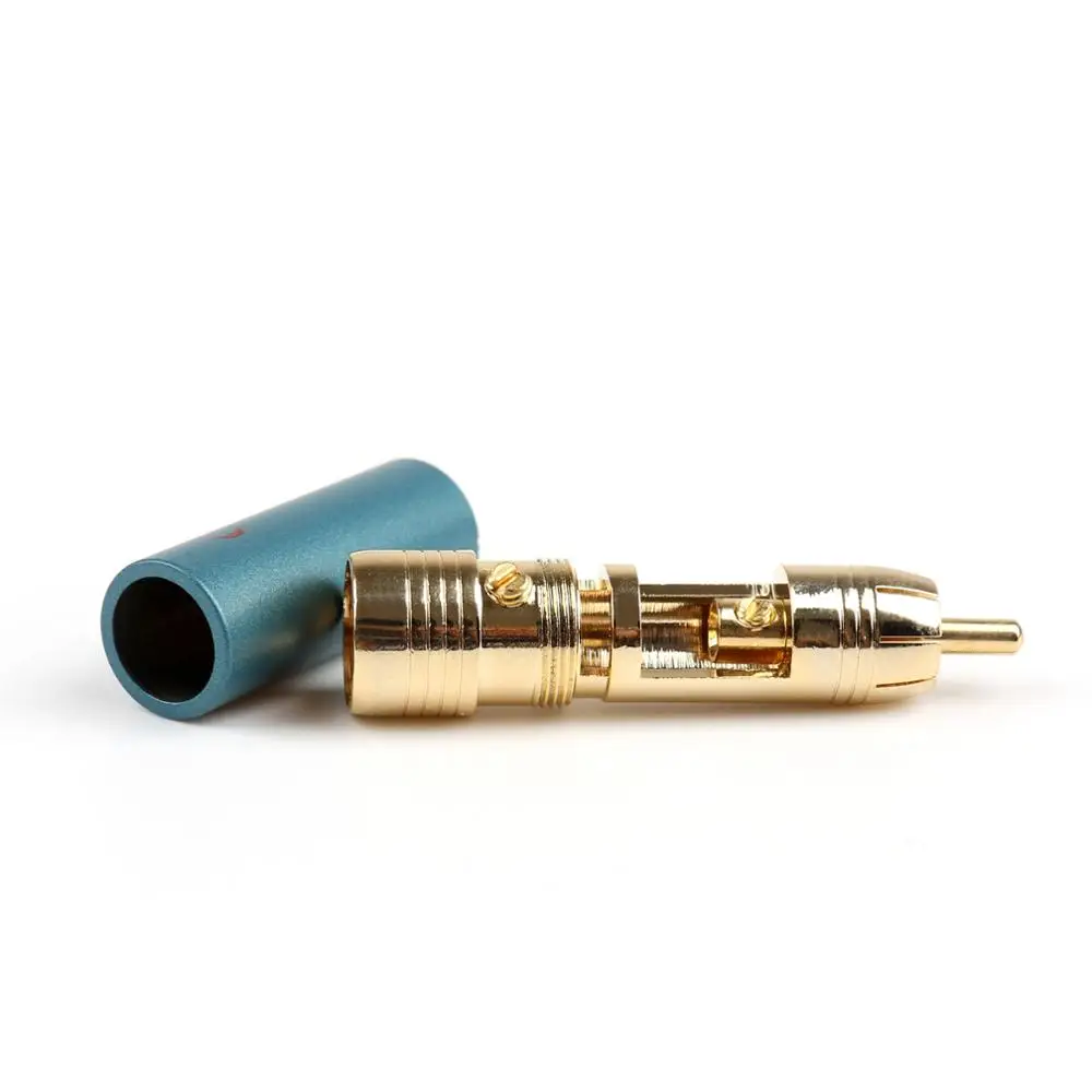 Areyourshop 8x Gold Plated Copper Ortofon 8NX RCA Plug Audio Headphone Eerphone Adapter Connector