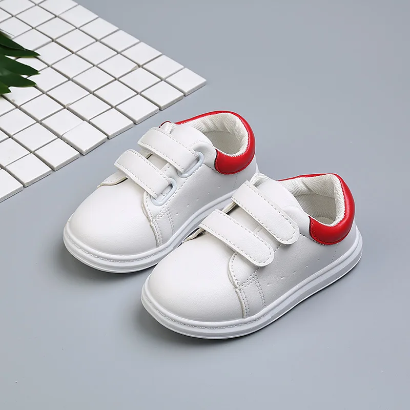 

2018 Spring And Autumn New Style Baby Casual Shoes Girls Shoes BOY'S White Shoes Children Sports Shoes