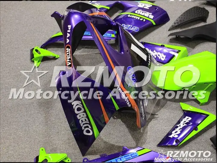 Мотоциклетный обтекатель abs комплект для ухода за кожей Kawasaki Ninja ZX6R 636 05 06 2005 2006 корпусные детали пресс-форм Магазин № 0050