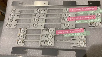 

4pcs/lot Light Bar 32 inch LED backlight 6v for Konka LED32F3700PF 35018402 LED32F2300NE 35017948 2PCS*4LED+2PCS*3LED （1LED=6v)