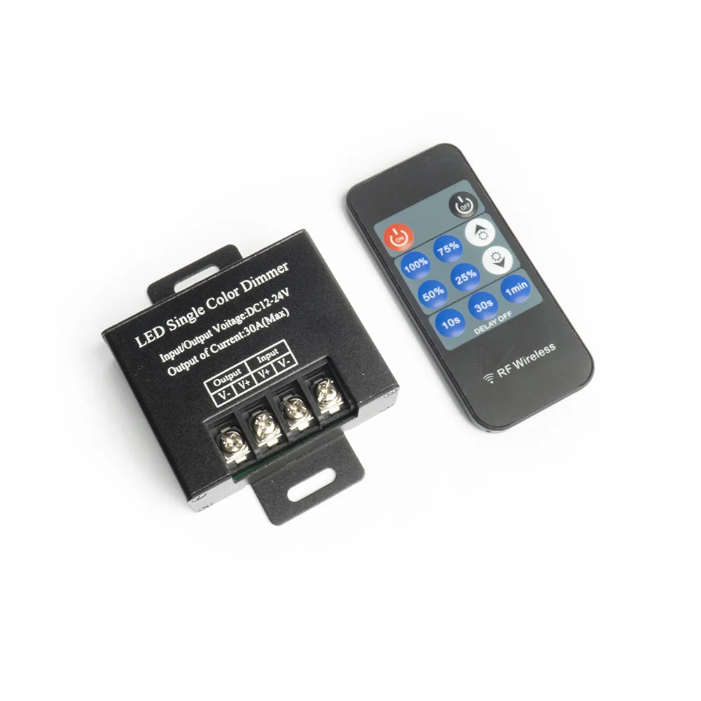 LED Strip Light Controller RGB Single Color DC 5V 12V 24V 30Ape High Power Modulator | Лампы и освещение
