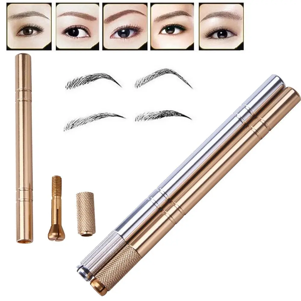 

High Quality Microblading Pen Manual Tattoo Machine Needle Blade Permanent Makeup Embroidered Eyebrow Tebori Munsu