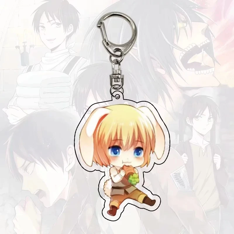 Атака на Титанов Shingeki no Kyojin Леви Rival Ackerman акриловая фигурка брелок украшение Коллекция Модель игрушки Косплей