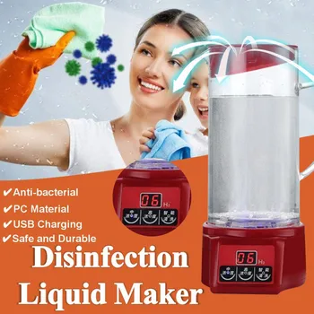 

Portable 84 Disinfection Water Electrolytic Disinfection Machine Generator Usb Recharging For Outdoor Travel Car Home Clean#G45