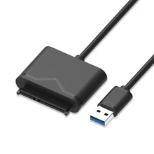 Высокоскоростной USB 3,0 до 22 PIN SATA Кабель-адаптер USB3.0 до 7+ 15 22Pin конвертер для 2,5 дюймов SDS/HDD с SATA разъемом горячая распродажа