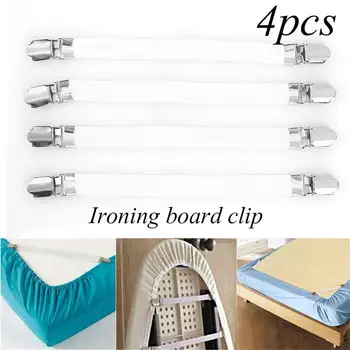 

4X Ironing Board Cover Sofa Clip Fasteners Brace Bed Sheet Grips Folder