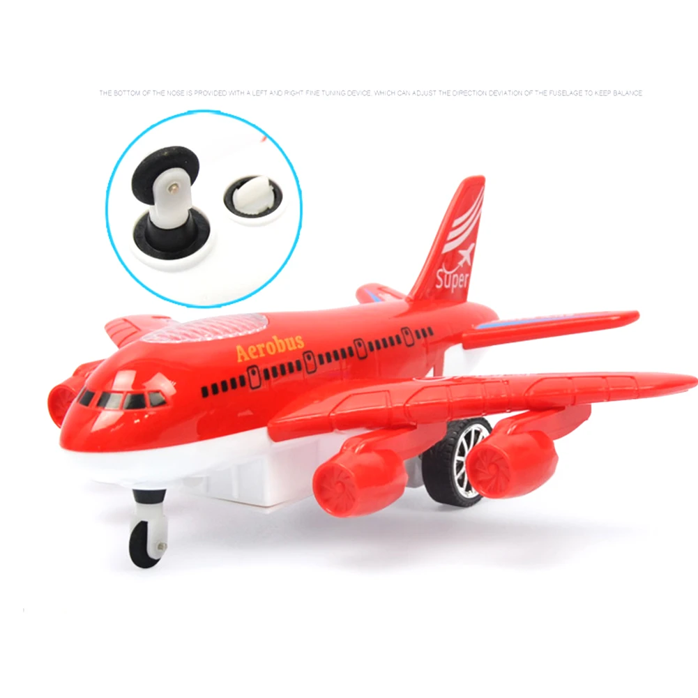 Моделирование мигающих огней привлекательный Забавный Taxiing RC самолет 4 канала движущийся пульт дистанционного управления пластиковый перезаряжаемый музыкальные игрушки
