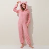 Winter Warm Pyjamas Women Onesies Fluffy Fleece Jumpsuits Sleepwear Overall Plus Size Hood Sets Pajamas For Women Adult ► Photo 2/6