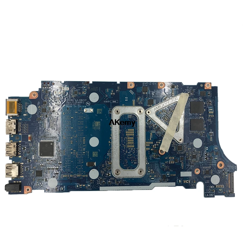 LA-D821P 07T87H 0V736W 05 ОПСС для Dell INSPIRON 7460 7560 материнская плата BKD40 LA-D821P REV: 1,0(A00) i5-7200U тестирования работы