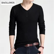 Зимний свитер с воротником Хенли для мужчин кашемировый пуловер, Рождественский свитер для мужчин s трикотажные свитера Pull Homme мужской свитер