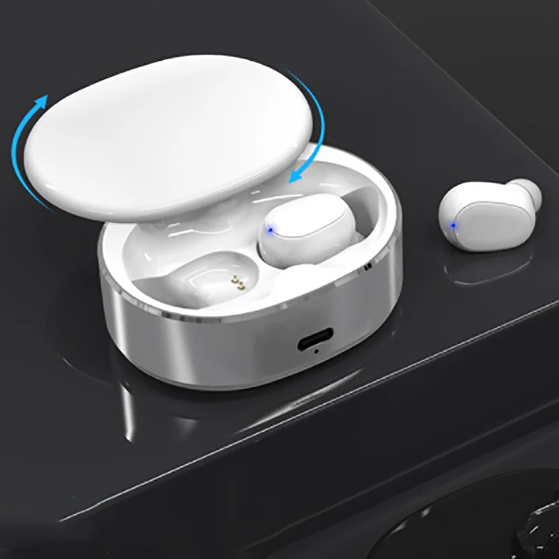 M3 Bluetooth Headset TWS Bluetooth 5 0 In Ear Stereo Sports Sweatproof Wireless Headset with 400Mah Charging Box