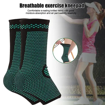 1 Paar Sport Enkel Beschermer Zachte Ademend Voet Warp Brace Ondersteuning Pad Voor Badminton Basketbal SEC88 1 Paar Sport Enkel Beschermer Zachte Ademend Voet Warp Brace Ondersteuning Pad Voor Badminton Basketbal SEC88