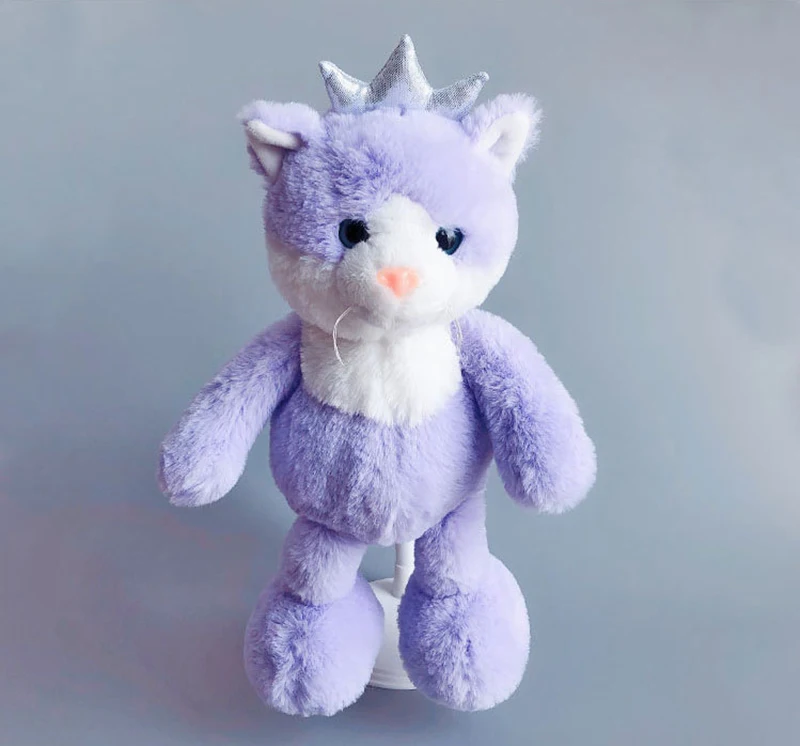 35 см Милая одежда корона кот мультфильм Динозавр плюшевая игрушечная Корона Кот цветной динозавр, игрушка плюшевая мягкая плюшевая игрушка для детей Новинка