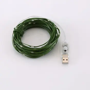 

Usb Led Light String Four Lines Remote Control 10M100Leds Copper Wire Lamp Rgb Decoration For Christmas Wedding Holiday