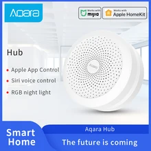 Xiaomi Aqara концентратор шлюз 3 Интеллектуальная связь "умные" аксессуары для дома работа с Mijia Температура Влажность двери окна сенсор