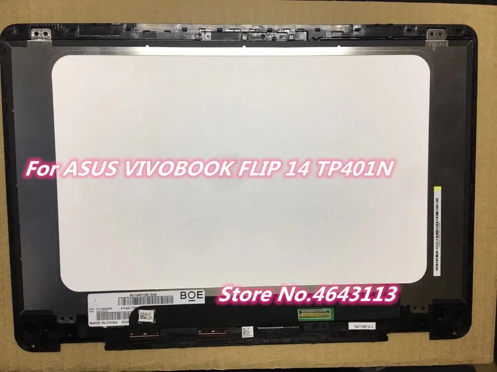 14 ''для ASUS VIVOBOOK FLIP 14 TP401 TP401N ЖК-дисплей Сенсорная сборная экран