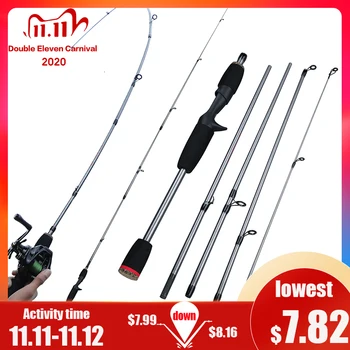 CHEAP PRICE ❤️ Sougayilang New 5 Section Portable Travel Fishing Rod Ultralight Weight Eva Handle Spinning/Casting Fishing Pole Fishing Tackle - discount item 53% OFF Sports & Entertainment