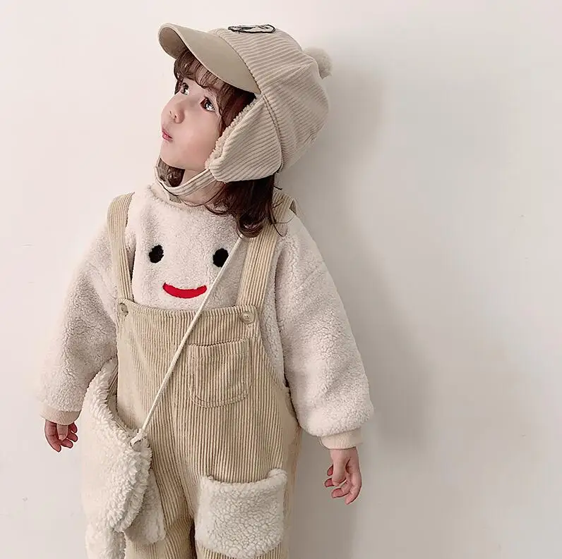 Г.; вельветовые комбинезоны в Корейском стиле для девочек; сезон осень-зима; модные штаны для девочек; HH484
