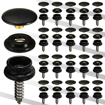 

Durable And Practical 150PC Snap Fastener Button Screw Studs Kit For Boat Cover Home Improvement Tent