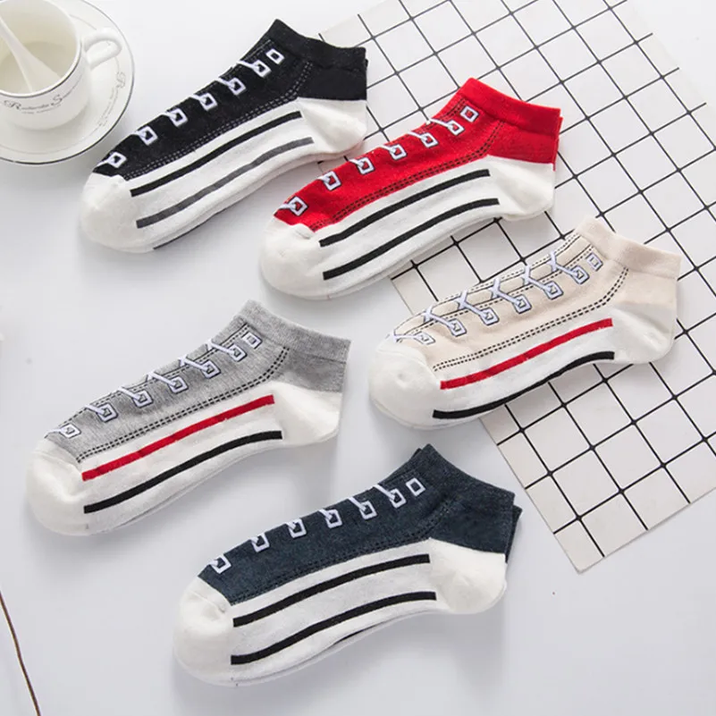 Носки мужские хлопковые 1 пара короткие невидимые дышащие носки для отдыха |