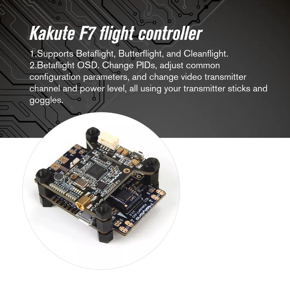 Holybro Kakute F7 V1.5 Контроллер полета OSD PDB+ Atlatl HV V2 5,8G FPV передатчик для радиоуправляемого дрона запчасти