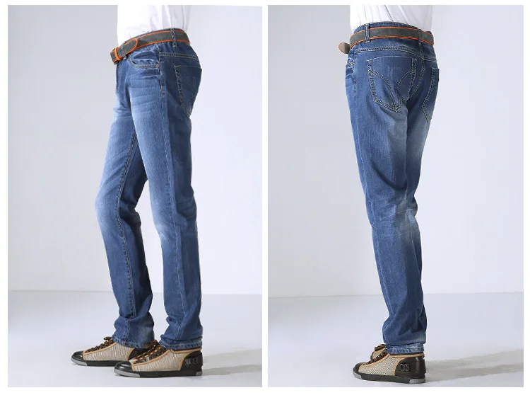 Goldberg Autumn Clothing New Style Men Washing Korean-style Slim Fit Slimming Jeans HJED1B011 Blue