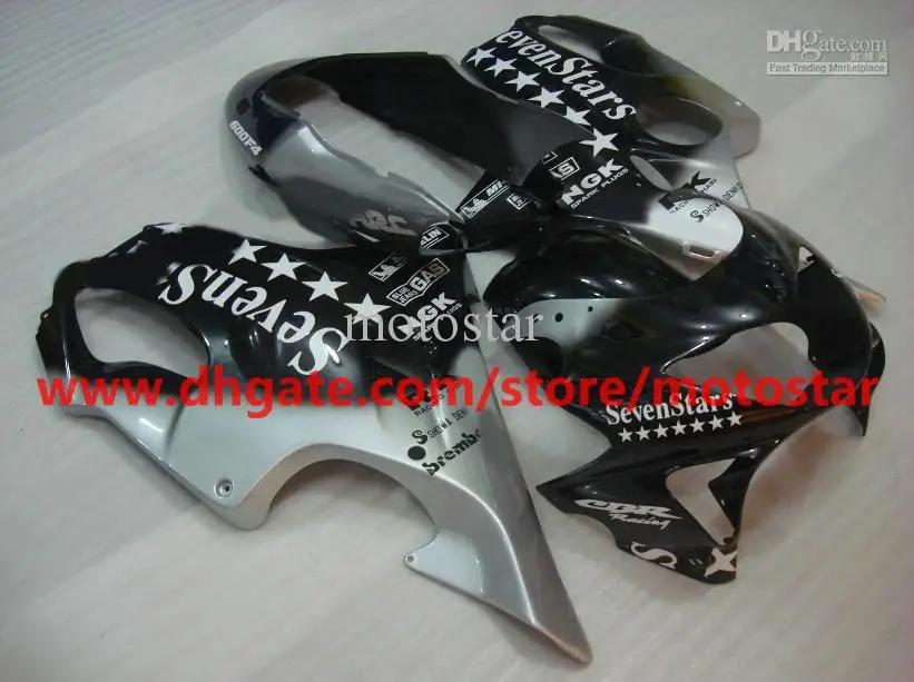 Высококачественный комплект обтекателей для HONDA 1999 2000 CBR 600 F4 Красный Синий 99 00 CBR600 F4 тела Замена частей обтекатели комплект NE4