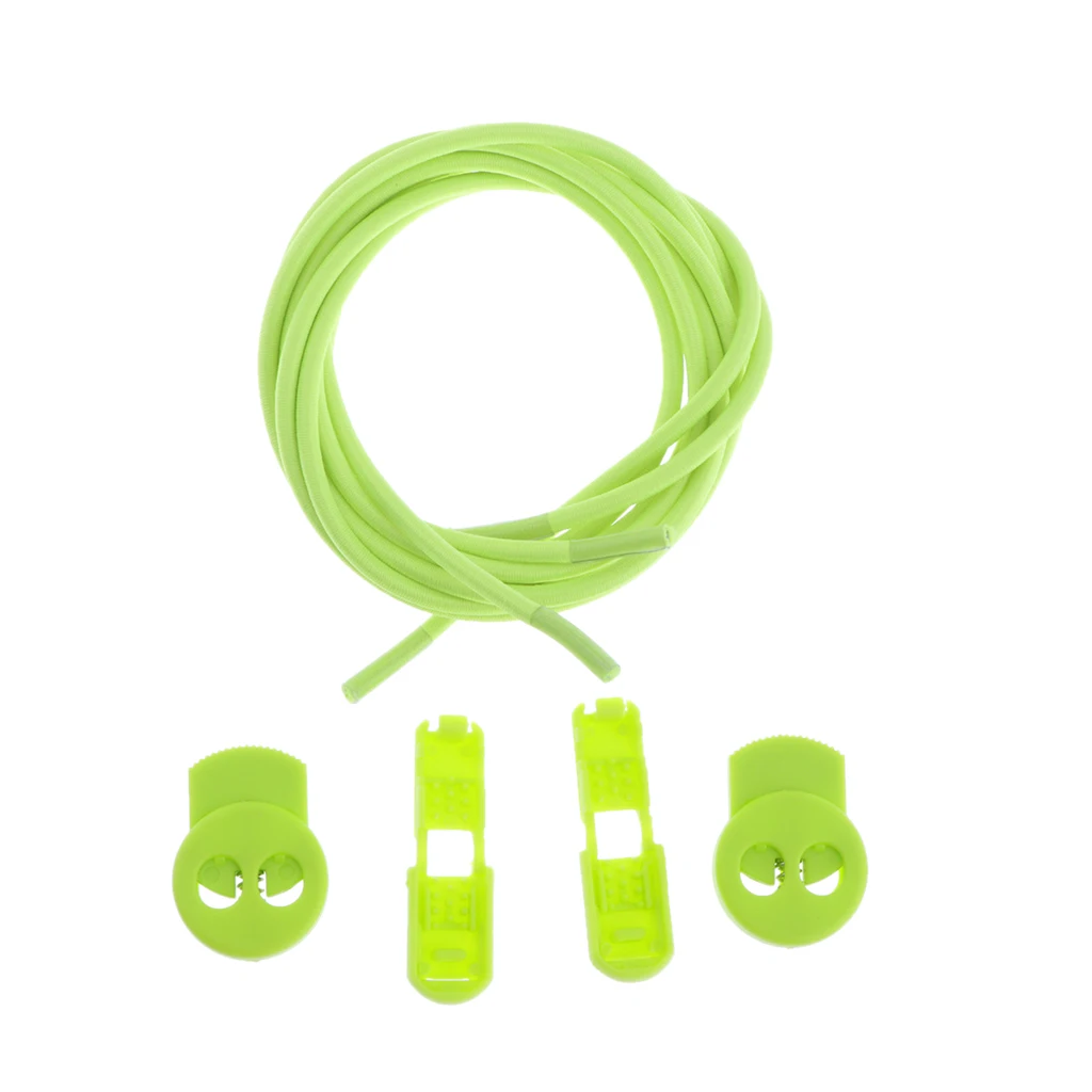 Stretching Lock lace Elastic Shoelaces Easy Lock Laces No Tie Triathlon Running Jogging Reflective  Shoe Lace