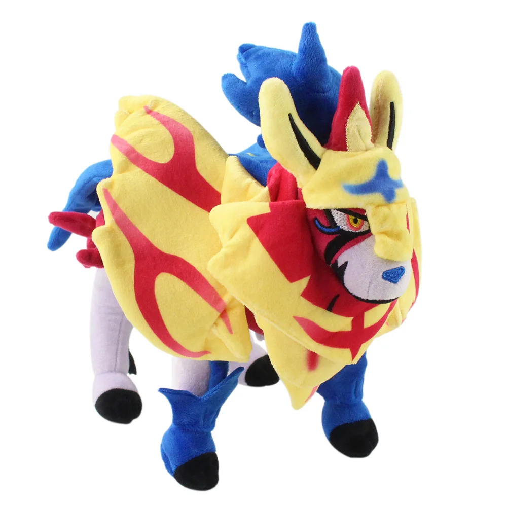 Anime Sword Shield Stuffed Plush Animals Toy Zamazenta Zacian Ornaments  Doll Plush Toys Birthday Gift for Children 30cm - AliExpress