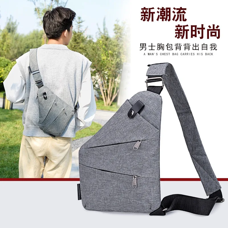 

Travel Body Hugging Anti-theft Pocket Export Travel Sports Hidden Wallet Armpit Multi-functional Oblique Wallet Men's