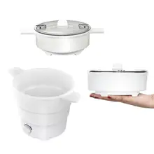 Складная электрическая сковорода, чайник с подогревом, контейнер для еды с подогревом, Ланч-бокс, портативная плита, горячий чайник, чайник для приготовления пищи