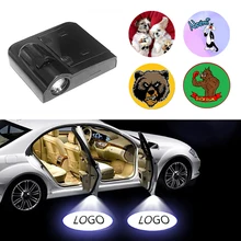 Пользовательский логотип 1 шт. беспроводной светодиодный Автомобильный Дверной Добро пожаловать лазерный проектор Логотип Призрак тень светильник для Volkswagen Ford BMW Toyota Kia Audi