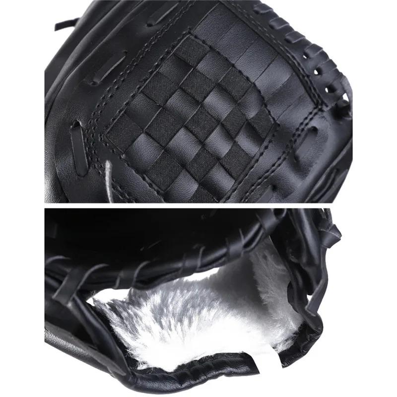 Baseball Gloves Outdoor Sports Baseball Left Hand Glove Softball Practice Equipment Size 10.5/11.5/12.5 for Adult Man Woman Train