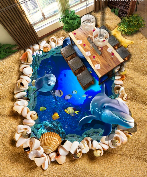 [Self-Adhesive] 3D Underwater World 241 Floor Wallpaper Mural Wall Print Decal Murals | Обустройство дома