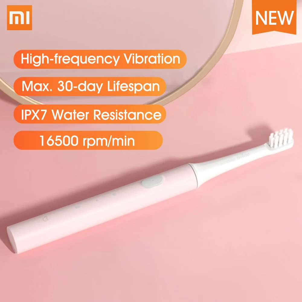 Xiaomi Mijia T100 звуковая электрическая зубная щетка для взрослых ультразвуковая