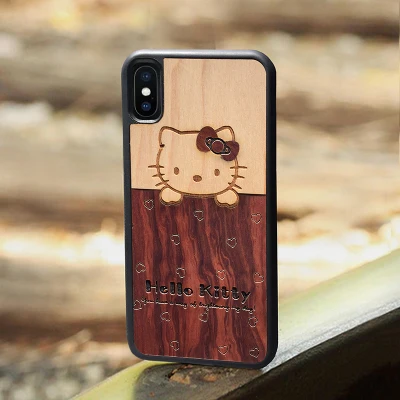 Деревянный чехол для телефона для iPhoneXS Max горная гитара карта мира олень все включено мягкая оболочка iphone7 8 plus 6 6s xr x - Цвет: Многоцветный