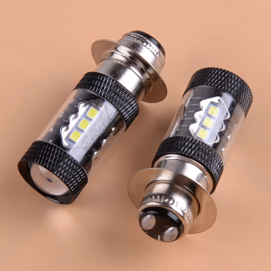 CITALL 2 шт. 12V мотоциклов 80 Вт 900 лм 3030 SMD внедорожник P15D белый 6000K светодиодный головной светильник сигнала поворота Стоп-сигнал Лампа для противотуманной фары