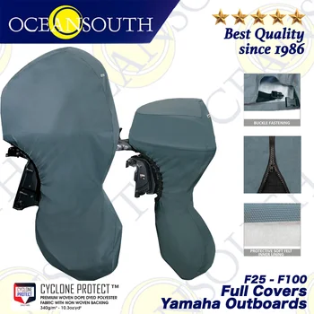 

Oceansouth Full Outboard Engine Covers for YamahaMotor Professional Marine Yacht Boat Accessories UV WaterProtection 25-100 HP