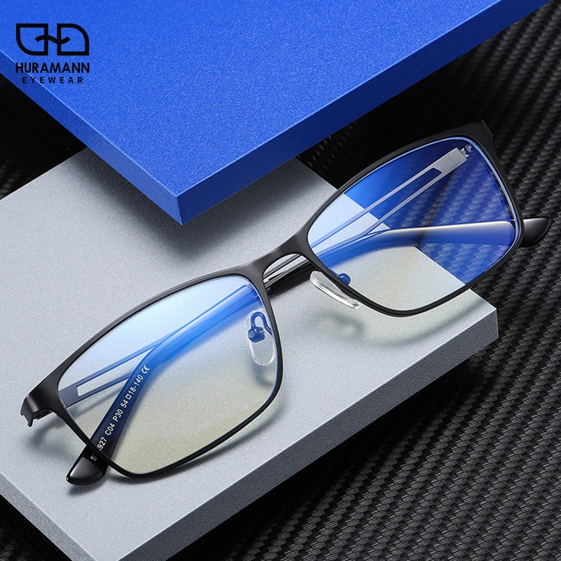 

HURAMANN Hollow Small Frame Blue Light Glasses Non-degree Literary Computer Goggles Computador gafas Proteccion oculos 2020 New