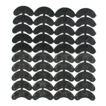 

40PCS 20-Pair Rubber Heel Savers Toe Plates Taps DIY Shoe Repair Pads Size:56*24*3.1MM
