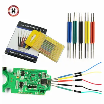 

10pcs/set High Quality micro IC clamp SOP/SOIC/TSSOP/TSOP/SSOP/MSOP/PLCC QFP SMD IC Chip pin CLIP DIP mini chip clip