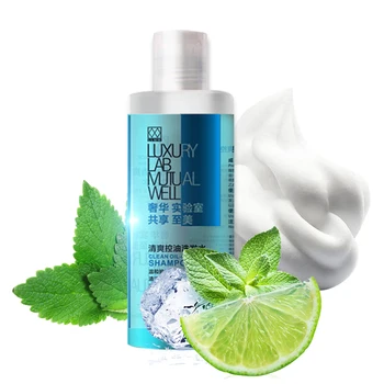 

280ml Clean Oil-Control Shampoo Mint Fresh Oil Control Non-Silicone Oil Hair Coloring