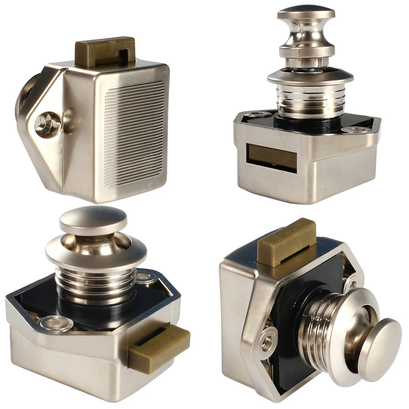 20 Pcs / Box Diameter 20 Mm Camper Car Push Lock Rv Caravan Boat Drawer