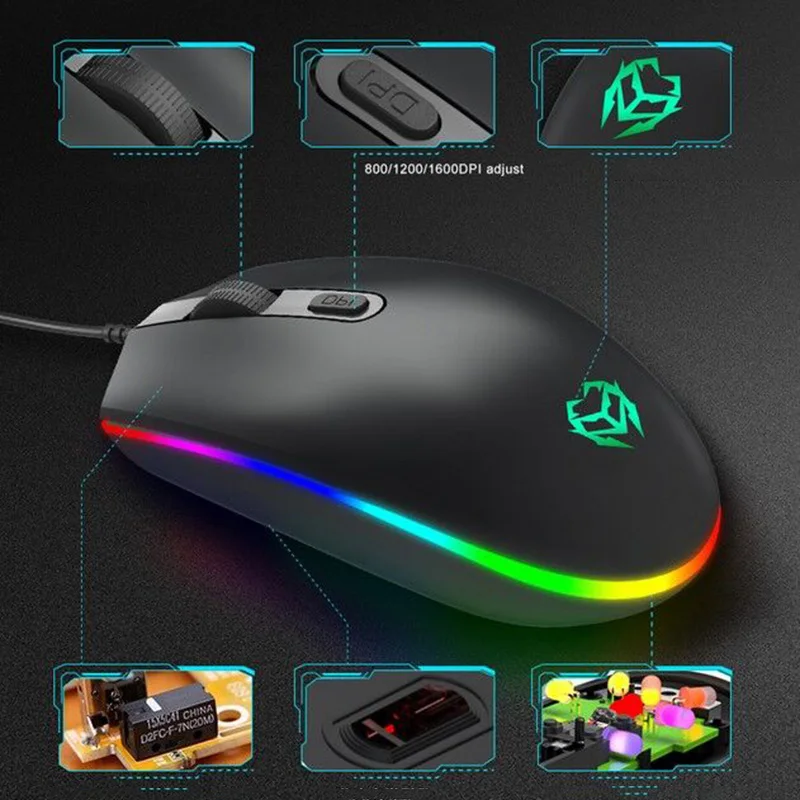 Проводная мышь с быстрой прокручиванием оптическая мышь USB 3D Marquee мыши для компьютера Настольный Ноутбук