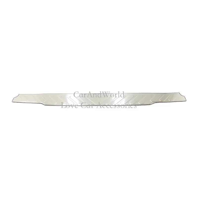 Stainless Steel For Nissan Navara- Rear Door Sill Pedal Trunk Bumper Protector Cover Molding Frame Trim Car Accessories