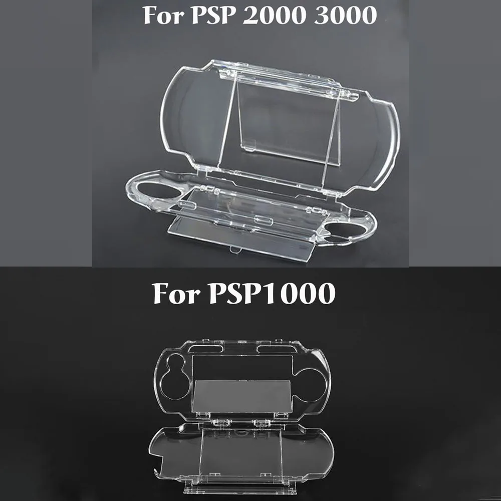 Clear Housing For Psp 2000 3000 Transparent Hard Carry Cover Case Snap
