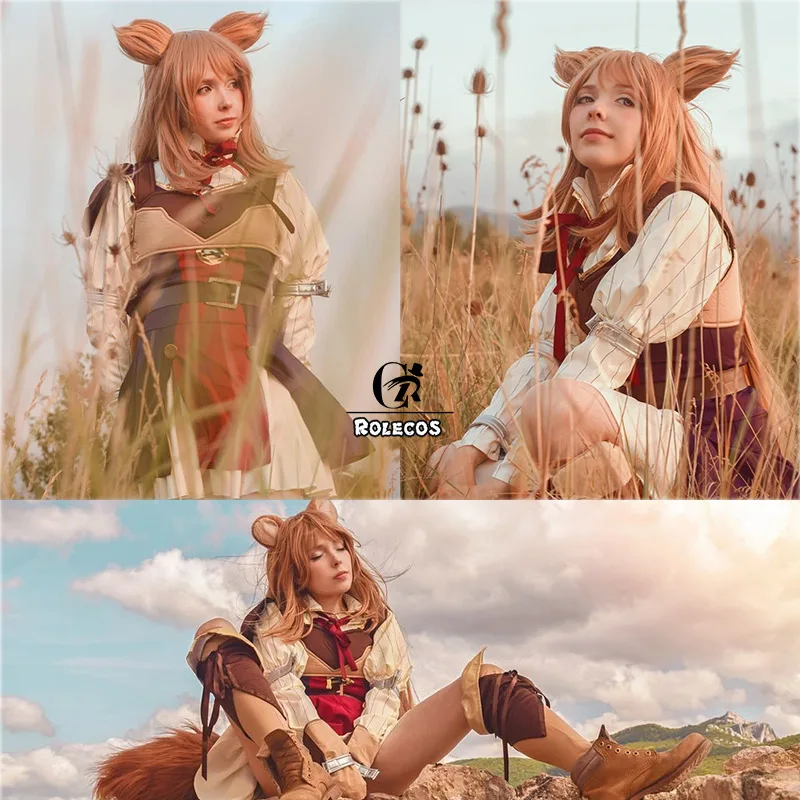 Косплей костюм ROLECOS из аниме поднятие щита женское платье для косплея полный